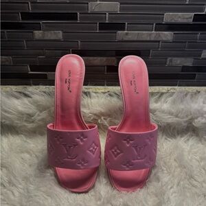 Louis Vuitton Pink Heels